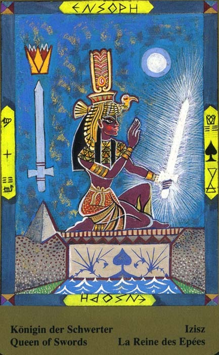 Enhed tirsdag stak Male arkane u kombinaciji s drugim kartama - KRALJICA MAČEVA - Tarot