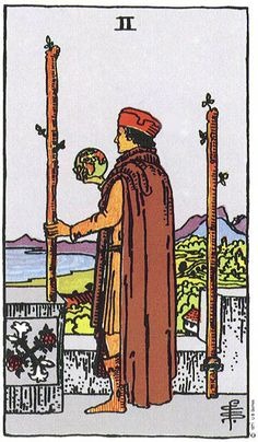 TAROT- RAZINE SVIJESTI - Dvojka štapova