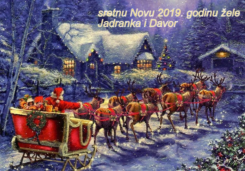 ČESTITKA .... SRETNA NOVA 2019. GODINA