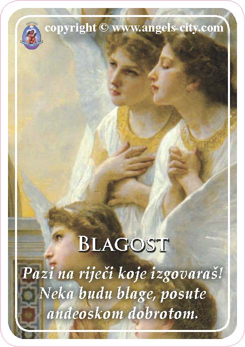 Anđeoski vodič: Anđeoske kartice - Blagost