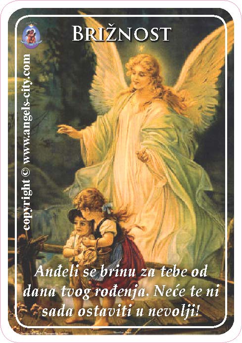 Anđeoski vodič: Anđeoske kartice - Brižnost