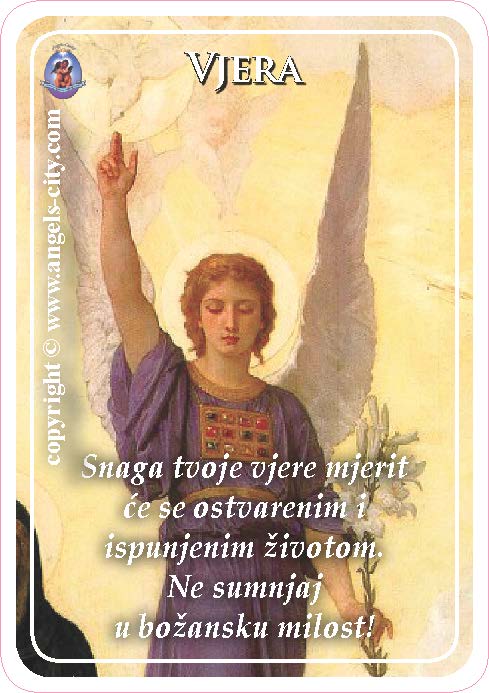 Anđeoski vodič: Anđeoske kartice - Vjera
