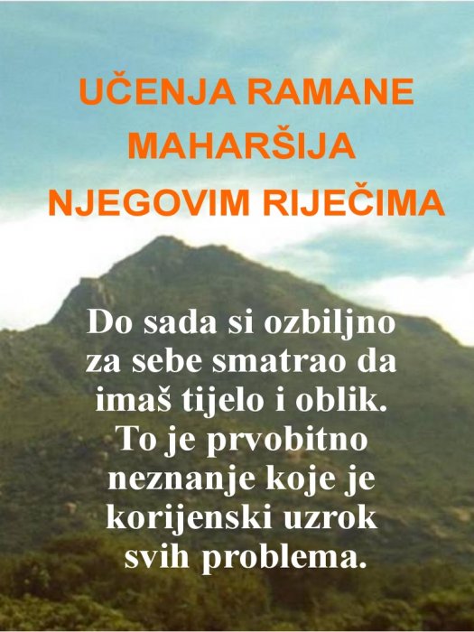 Artur Ozborn - Ucenje Ramane  Maharishija