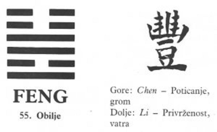 I CHING - 55.FENG - Obilje