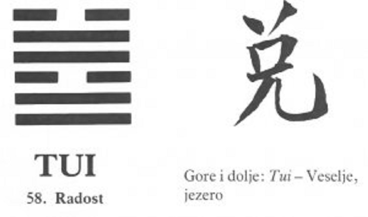 I CHING - 58.TUI - Radost