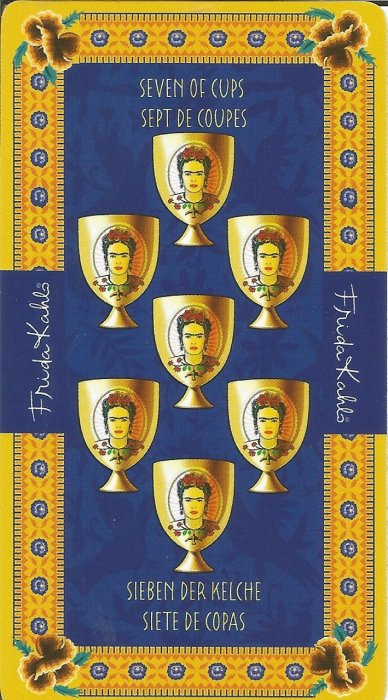 Frida Kahlo Tarot - MALE ARKANE - SEDMICA PEHARA