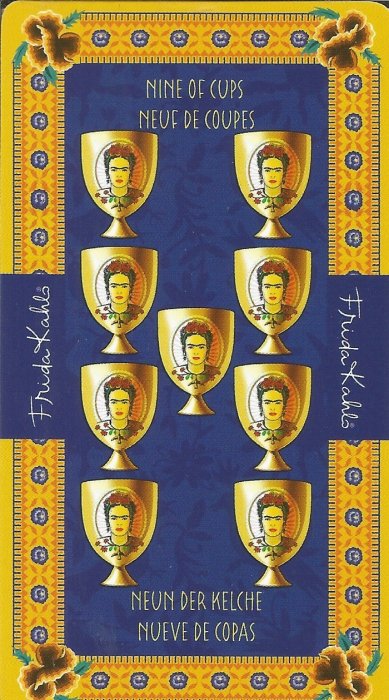 Frida Kahlo Tarot - MALE ARKANE - DEVETKA PEHARA