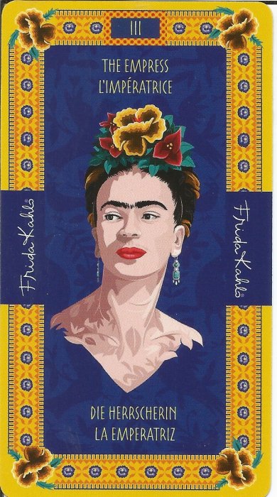 Frida Kahlo Tarot - VELIKE ARKANE - CARICA
