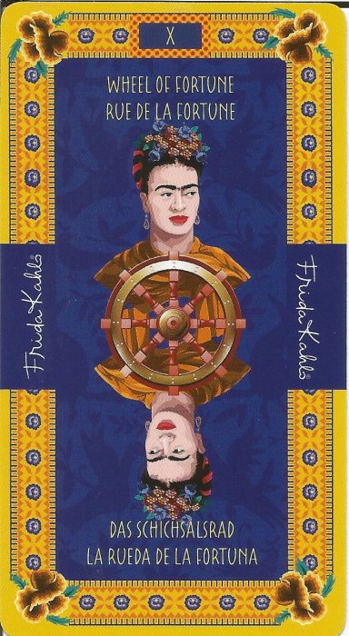 Frida Kahlo Tarot - VELIKE ARKANE - FORTUNA