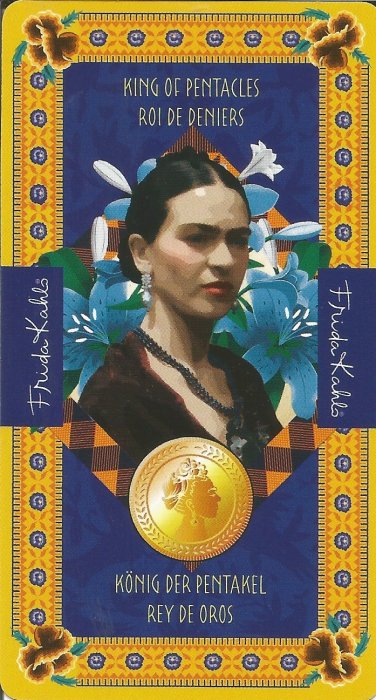 Frida Kahlo Tarot - MALE ARKANE - KRALJ DISKOVA