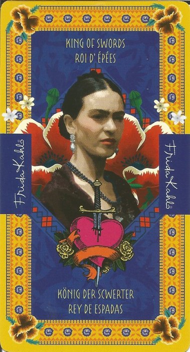 Frida Kahlo Tarot - MALE ARKANE - KRALJ MAČEVA