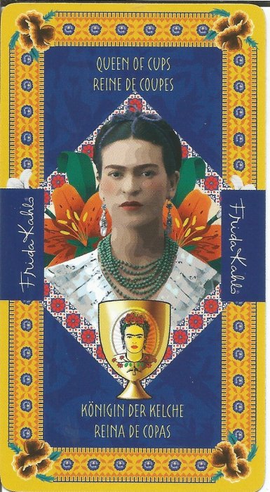 Frida Kahlo Tarot - MALE ARKANE - KRALJICA PEHARA