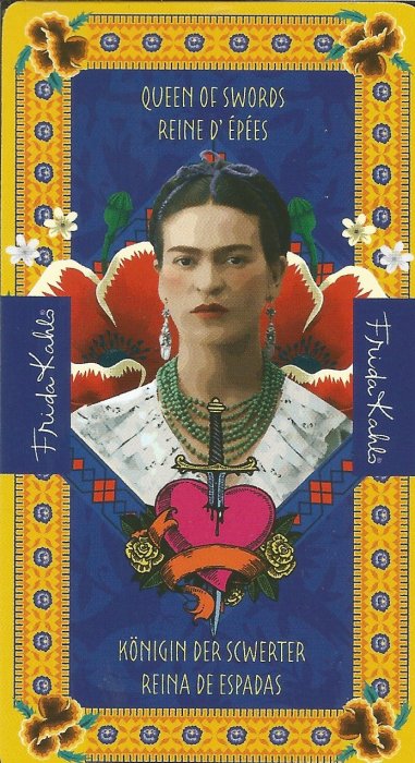 Frida Kahlo Tarot - MALE ARKANE - KRALJICA MAČEVA