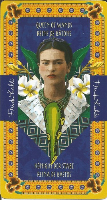 Frida Kahlo Tarot - MALE ARKANE - KRALJICA ŠTAPOVA