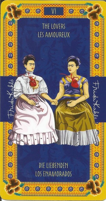 Frida Kahlo Tarot - VELIKE ARKANE - LJUBAVNICI