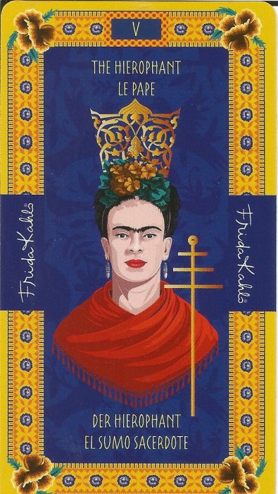 Frida Kahlo Tarot - VELIKE ARKANE - PAPA