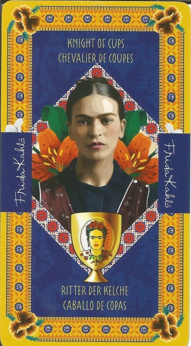 Frida Kahlo Tarot - MALE ARKANE - VITEZ PEHARA