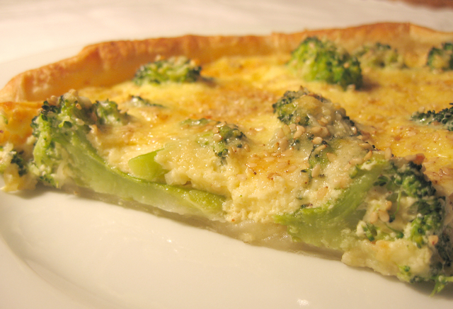 Vegetarijanska kuhinja - Pita s brokulama (Quiche)