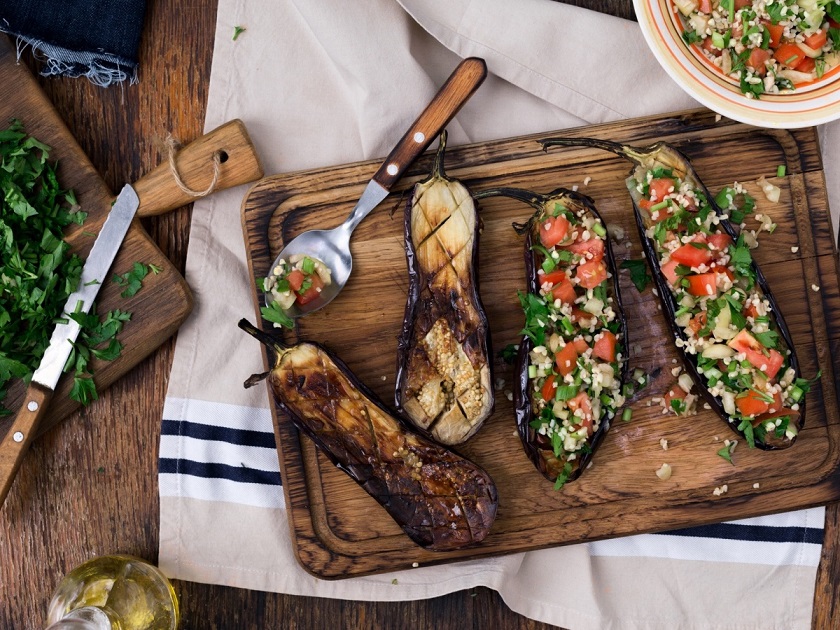 Vegetarijanska kuhinja - Melancani s rižom