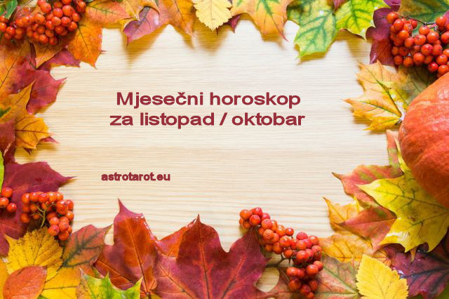 Mjesečni horoskop za listopad / oktobar 2020