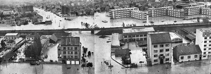 VELIKA POPLAVA 1964. ZAGREB