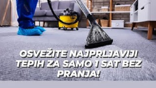 OSVEŽITE I NAJPRLJAVIJI TEPIH ZA SAMO JEDAN SAT BEZ PRANJA