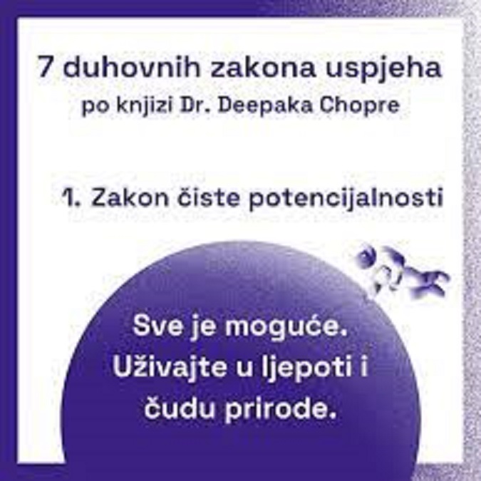 1.  ZAKON ČISTE POTENCIJALNOSTI