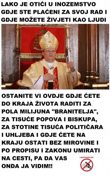 Nije to pitanje srca, to je pitanje zdravog razuma...