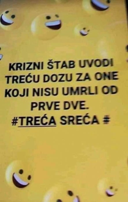 Još se samo smijati možemo...