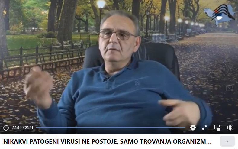 Nikakvi patogeni virusi ne postoje, postoji samo trovanje organizma