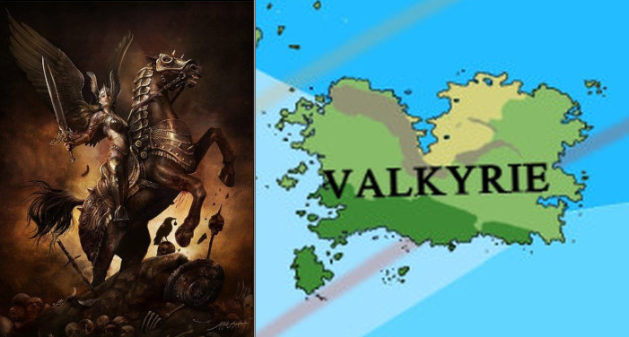 Valkyrie ratnica i Valkyrie kontinent