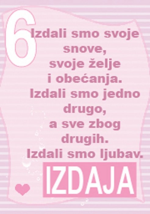 Ljubavni testovi na hrvatskom jeziku