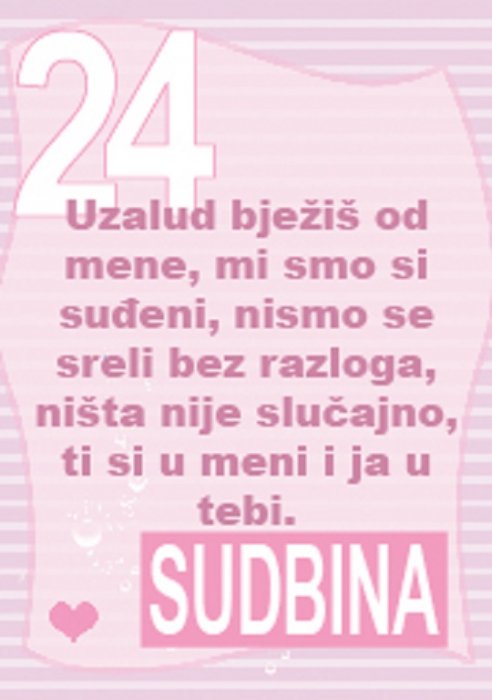 Kažu da je sudbina nepotkupljiva i neumoljiva...