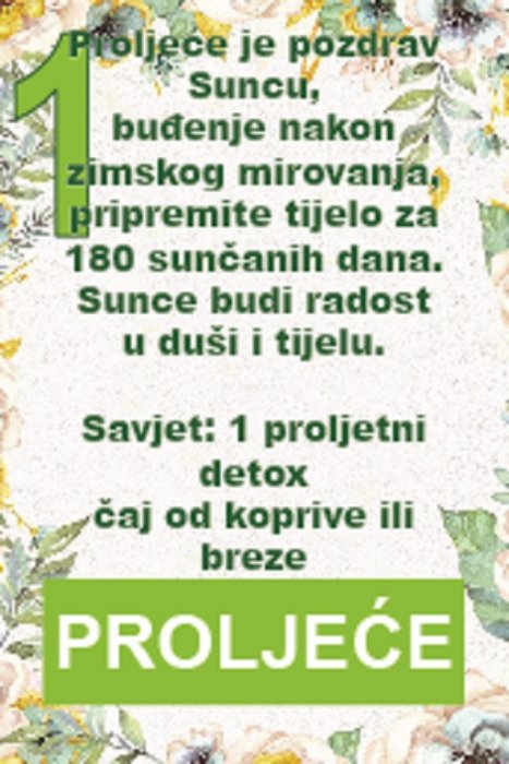 PROLJETNE PORUKE, koja ste biljka...