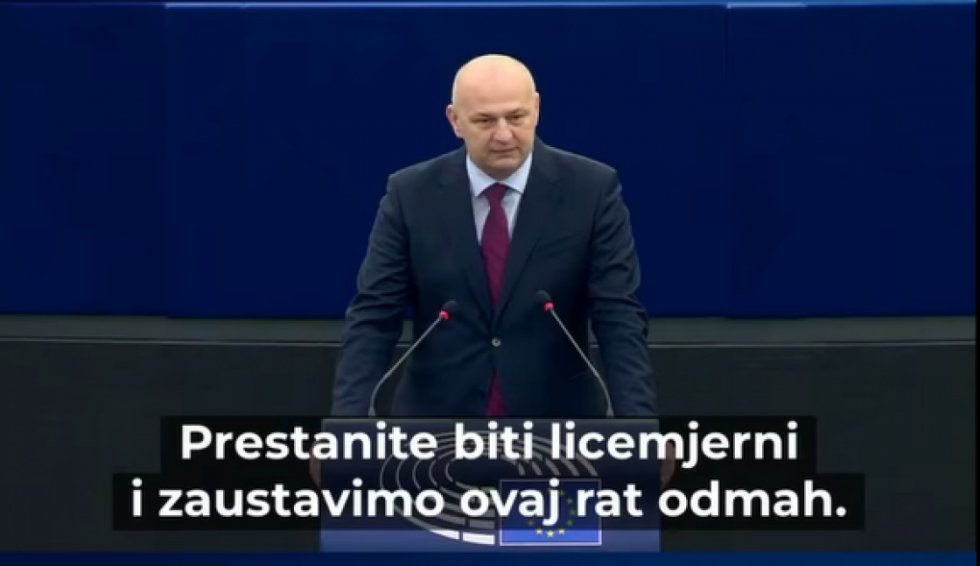 Mislav Kolakušić: 'Količina medijskih laži i lažne podrške Ukrajini nadmašila je lažnu pandemiju Covid-19'.