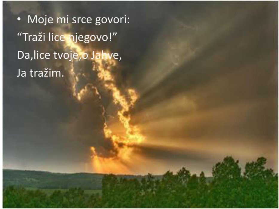 Traži lice njegovo