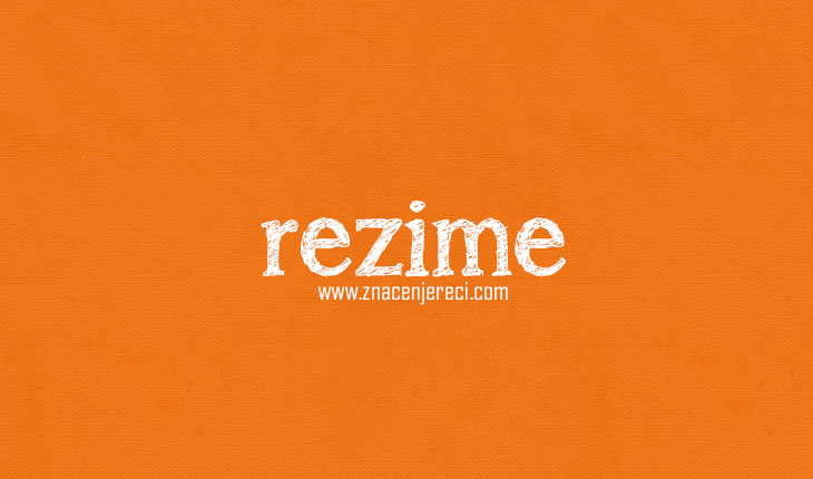 REZIME