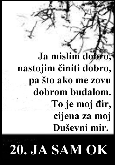 S drugima sam samo povremeno, sa sobom moram biti svaki dan