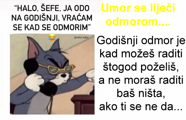 Koje su dobrobiti odmaranja...?