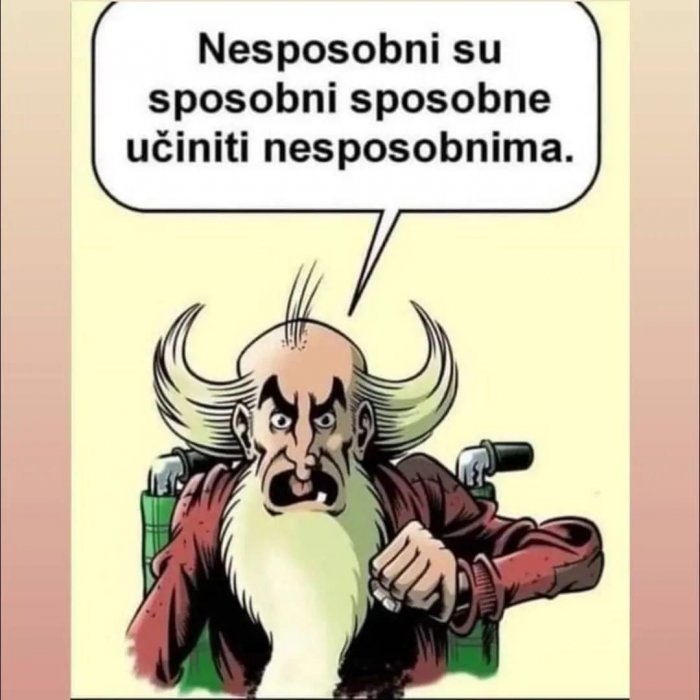 Nesposobnost je zarazna