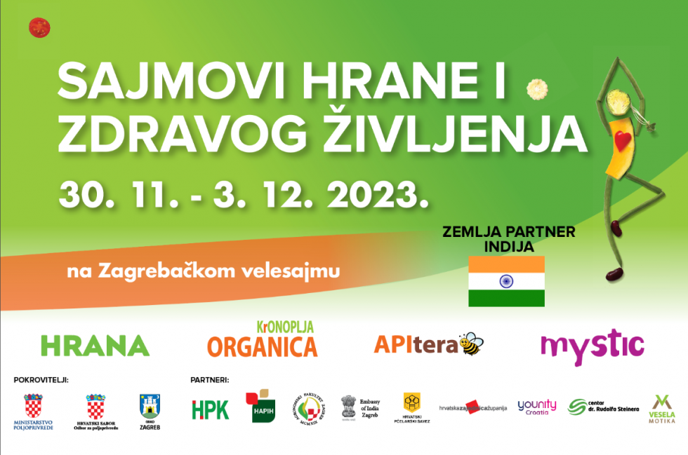 Sajmovi hrane i zdravog življenja 2023 - prijavite se!