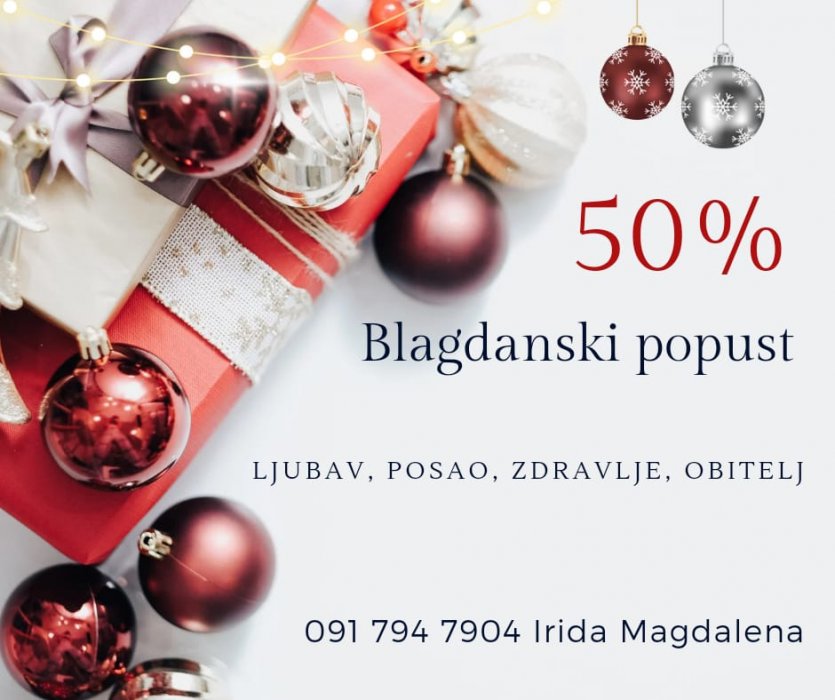 Blagdanski popust 50% na sve tarot konzultacije, od 22. 11. - 7. 1. 2024.g.