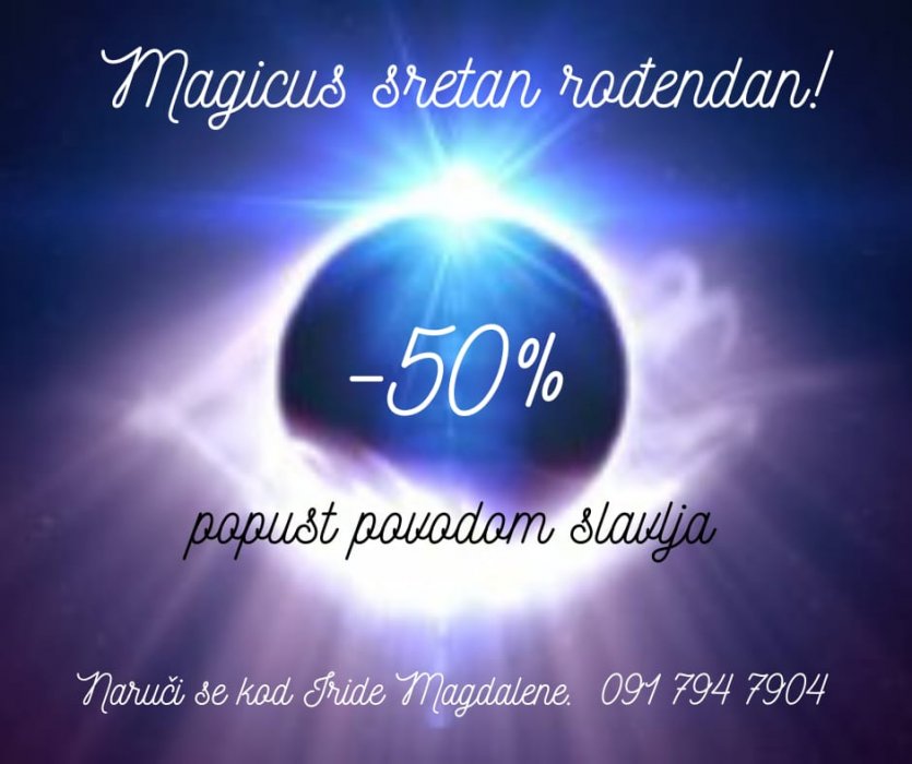 Dva tjedna popusta za 16 rođendan portala Magicus od 15. 2. - 1. 3. 2024.