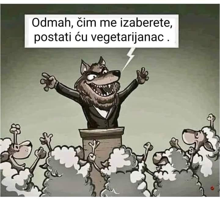 vuk vegetarijanac