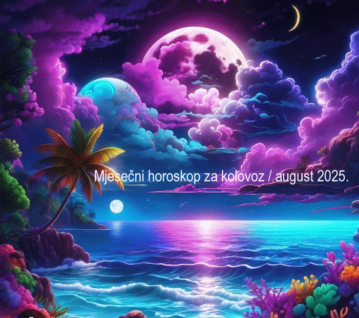 Mjesečni horoskop za kolovoz / august 2025.