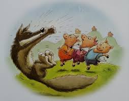 Moderna inacica vuka i tri prascica :)