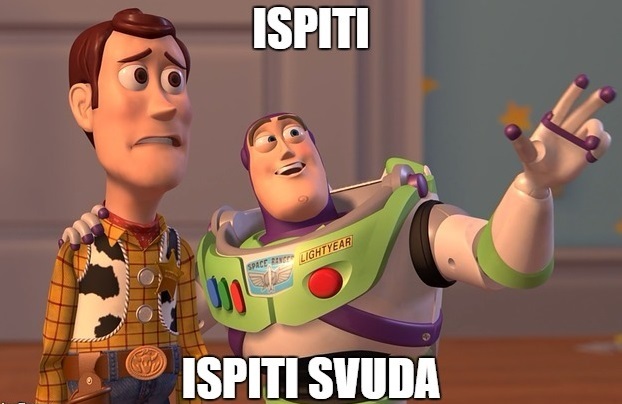 Na ispitima ...