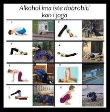 Yoga i alkohol...