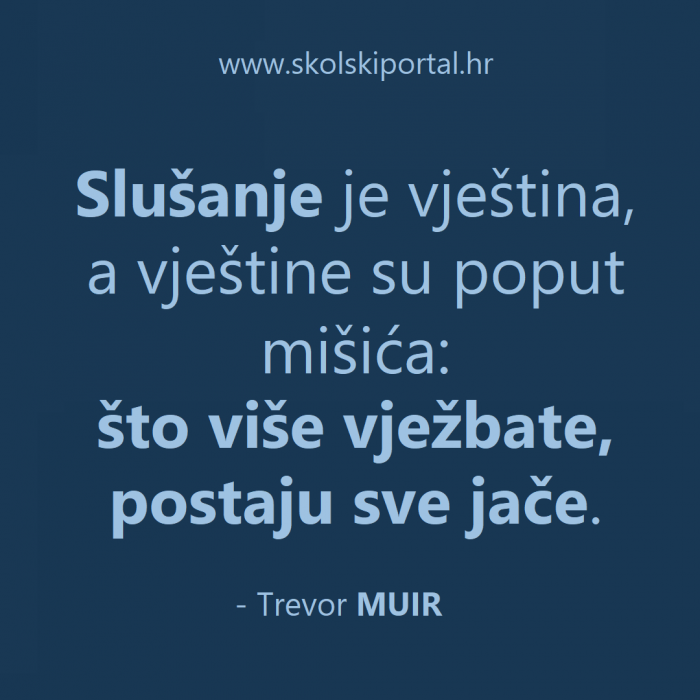 SLUŠANJEM DO USPJEHA
