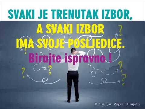 BOŽIJI MEMORANDUM - Dao sam ti moć izbora
